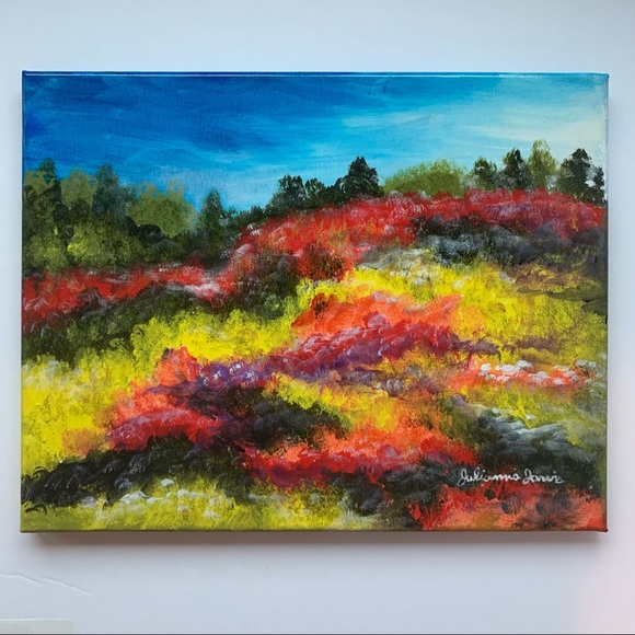 Original Acrylic Painting on Canvas called “Life” 11 x 14” varnished painting - Picture 5 of 6